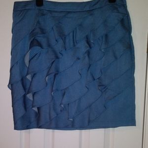 Ruffle mini skirt